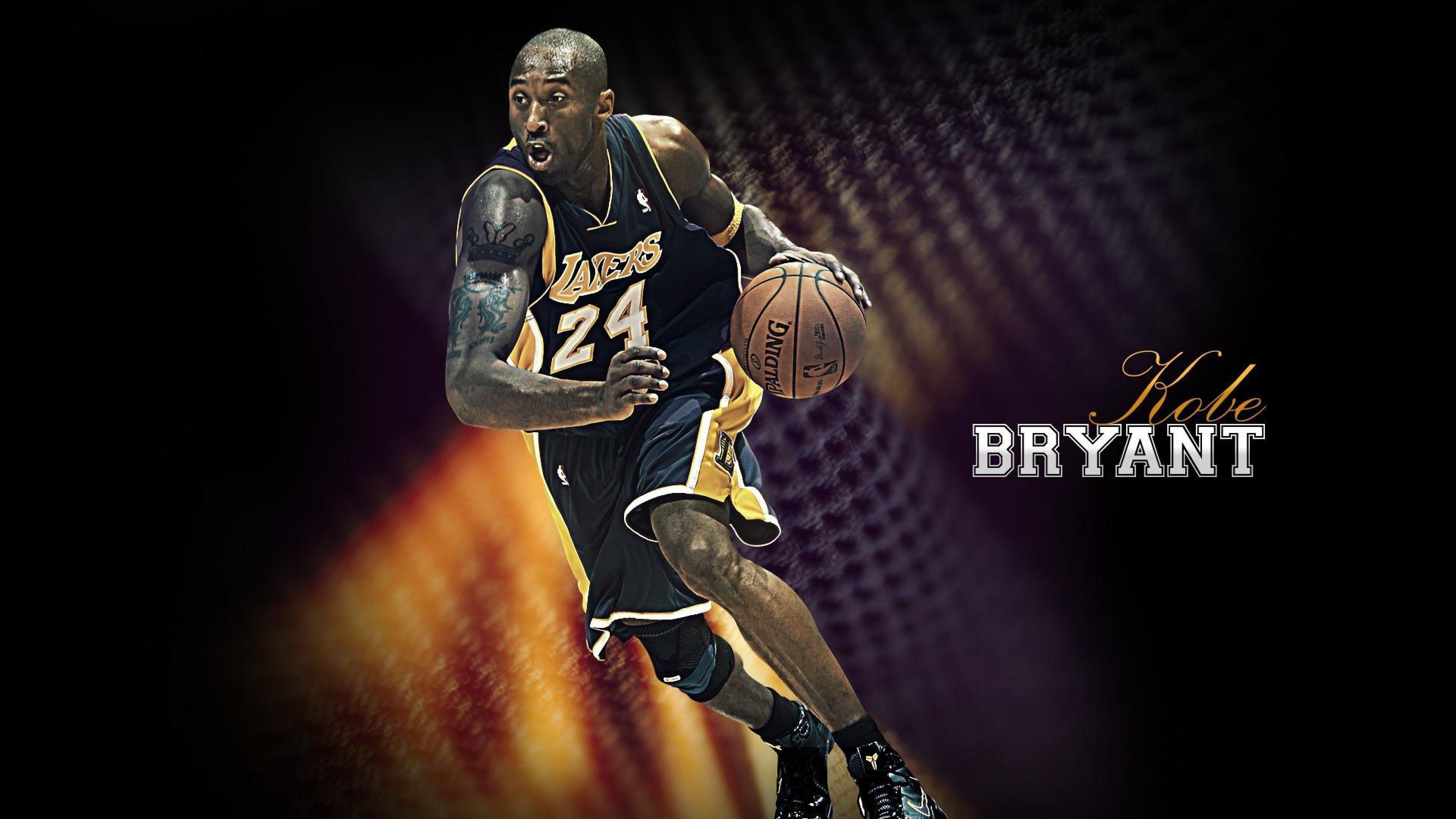 Kobe Bryant durante un partido con los Lakers