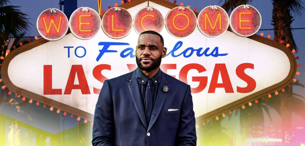 LeBron James en un evento deportivo en Las Vegas