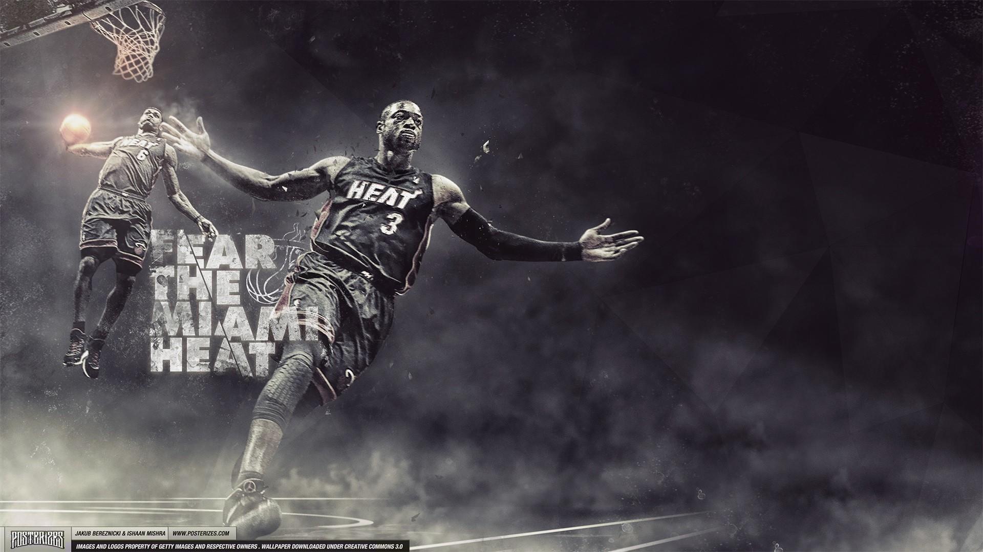 Dwyane Wade en acción durante un partido de la NBA